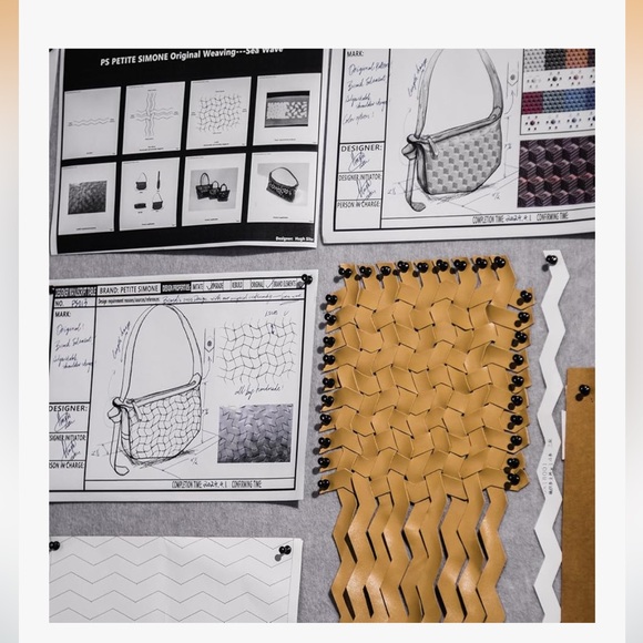 NEW Petite Simone Titta & Tatta Woven Crossbody Bag Adjustable Strap Handbag - Picture 5 of 14